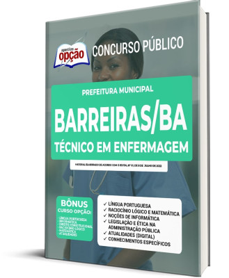 Apostila Prefeitura de Barreiras - BA - Técnico em Enfermagem