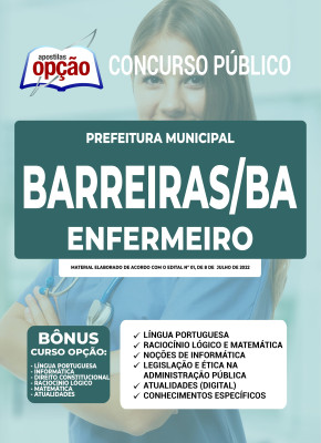 Apostila Prefeitura de Barreiras - BA - Enfermeiro