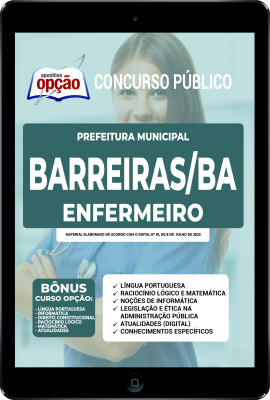 Apostila Prefeitura de Barreiras - BA em PDF - Enfermeiro
