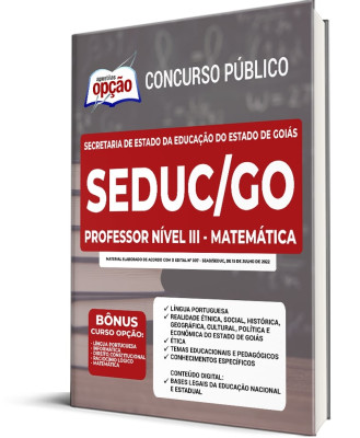 Apostila SEDUC-GO - Professor Nível III - Matemática