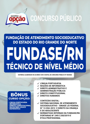 Apostila FUNDASE-RN - Técnico de Nível Médio