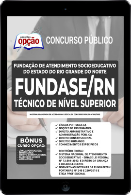 Apostila FUNDASE-RN em PDF - Técnico de Nível Superior