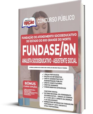 Apostila FUNDASE-RN - Analista Socioeducativo - Assistente Social