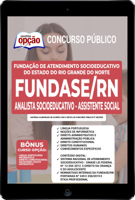 Apostila FUNDASE-RN em PDF - Analista Socioeducativo - Assistente Social