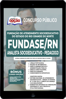 Apostila FUNDASE-RN em PDF - Analista Socioeducativo - Pedagogo