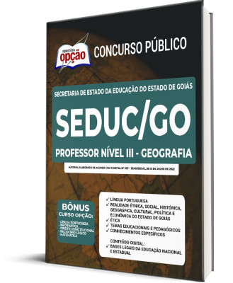 Apostila SEDUC-GO - Professor Nível III - Geografia