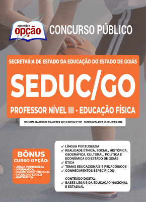 Apostila SEDUC-GO - Professor Nível III - Educação Física