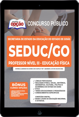 Apostila SEDUC-GO em PDF - Professor Nível III - Educação Física