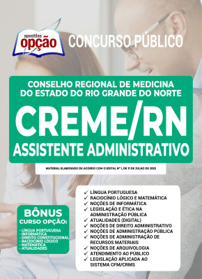 Apostila CREME-RN - Assistente Administrativo