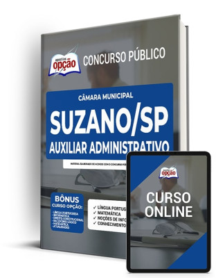 Apostila Câmara de Suzano - SP - Auxiliar Administrativo