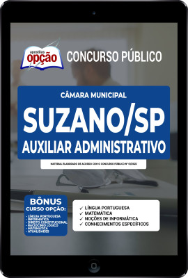 Apostila Câmara de Suzano - SP em PDF - Auxiliar Administrativo
