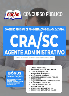 Apostila CRA-SC - Agente Administrativo