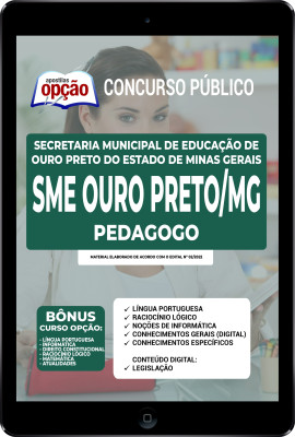 Apostila SME Ouro Preto - MG em PDF - Pedagogo