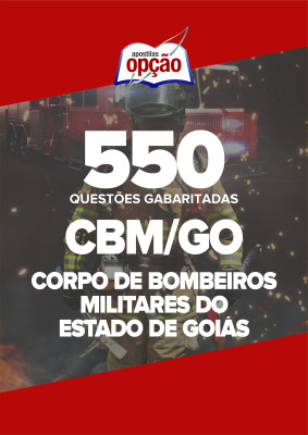 Caderno CBM-GO - 550 Questões Gabaritadas