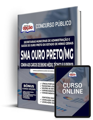 Apostila SMA Ouro Preto - MG 2022 - Médio, Técnico e Superior
