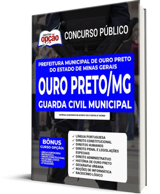 Apostila Prefeitura de Ouro Preto - MG - Guarda Civil Municipal