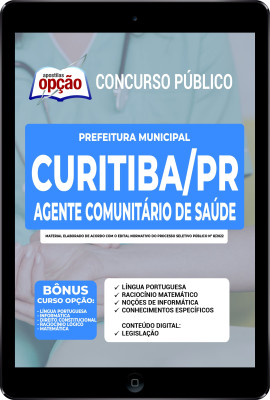 Apostila Prefeitura de Curitiba - PR em PDF - Agente Comunitário de Saúde