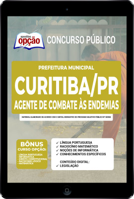 Apostila Prefeitura de Curitiba - PR em PDF - Agente de Combate às Endemias