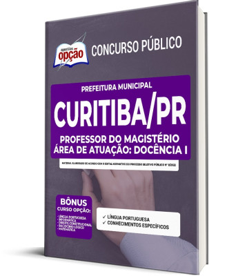 Apostila Prefeitura de Curitiba - PR - Profissional do Magistério - Área de Atuação: Docência I
