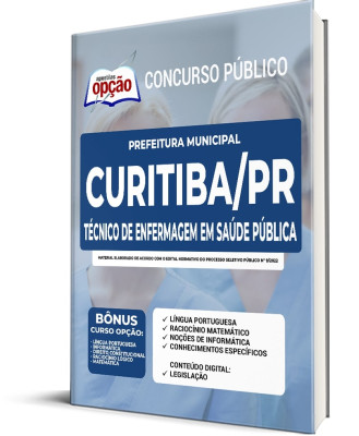 Apostila Prefeitura de Curitiba - PR - Técnico de Enfermagem em Saúde Pública