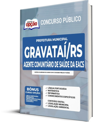 Apostila Prefeitura de Gravataí - RS - Agente Comunitário de Saúde da EACS