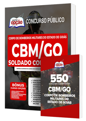 Combo Impresso CBM-GO - Soldado Combatente