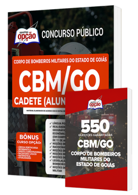 Combo Impresso CBM-GO - Cadete (Aluno Oficial)
