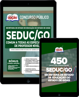 Combo Digital SEDUC-GO - Comum a Todas as Especialidades de Professor Nível III