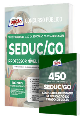 Combo Impresso SEDUC-GO - Professor Nível III - Pedagogia