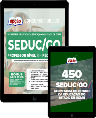 Combo Digital SEDUC-GO - Professor Nível III - Pedagogia