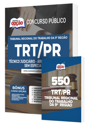 Combo Impresso TRT-PR - Técnico Judiciário - Área Administrativa - Sem Especialidade