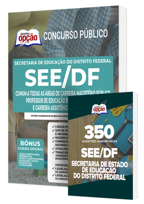 Combo Impresso SEDF - Comum a Todas as Áreas de Carreira Magistério Público - Professor de Educação Básica, Carreira Magistério Público - Pedagogo
