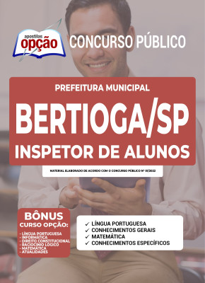 Apostila Prefeitura de Bertioga - SP - Inspetor de Alunos