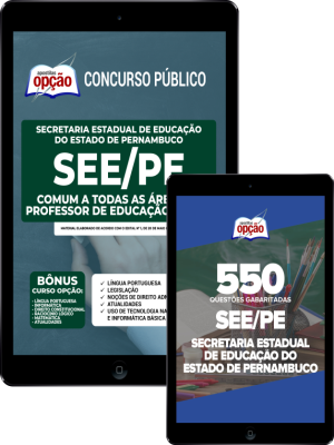 Combo Digital SEE-PE - Comum a Todas as Áreas de Professor da Educação Básica