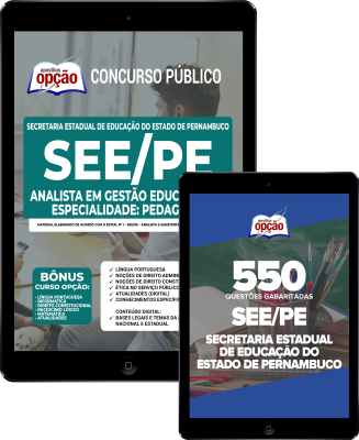 Combo Digital SEE-PE - Analista em Gestão Educacional - Especialidade: Pedagogia