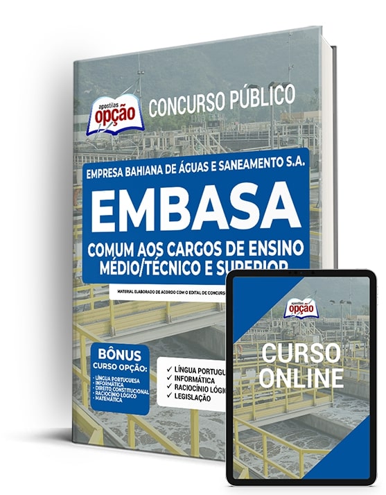 Apostila EMBASA 2022 - Cargos de Ensino Médio/Técnico e Superior