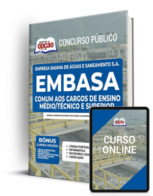 Apostila EMBASA -  Comum aos Cargos de Ensino Médio/Técnico e Superior