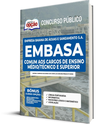 Apostila EMBASA -  Comum aos Cargos de Ensino Médio/Técnico e Superior
