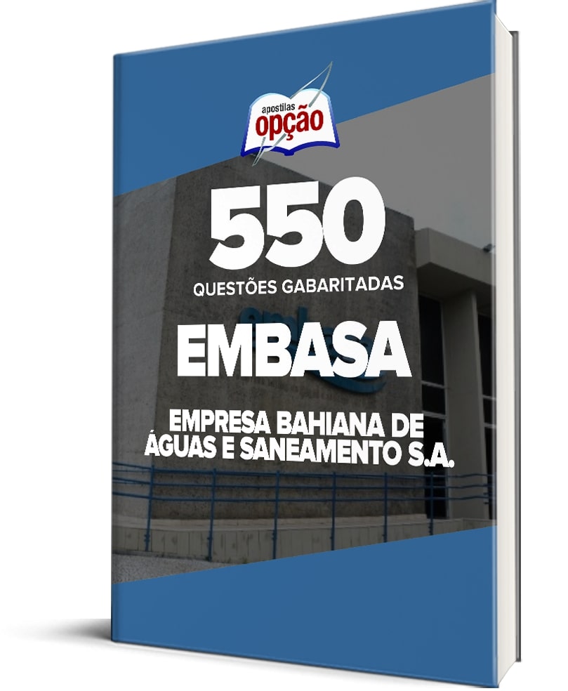 Caderno EMBASA - 550 Questões Gabaritadas
