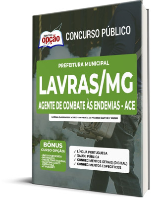 Apostila Prefeitura de Lavras - MG - Agente de Combate às Endemias - ACE