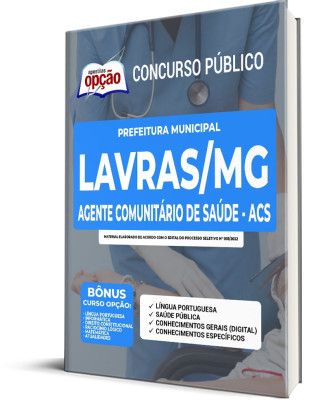 Apostila Prefeitura de Lavras - MG - Agente Comunitário de Saúde - ACS