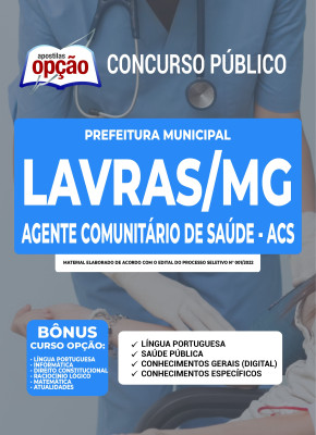 Apostila Prefeitura de Lavras - MG - Agente Comunitário de Saúde - ACS