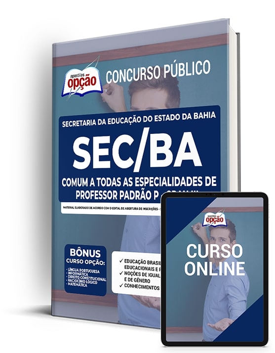 Apostila SEC-BA 2022 - Professor Padrão P – Grau III