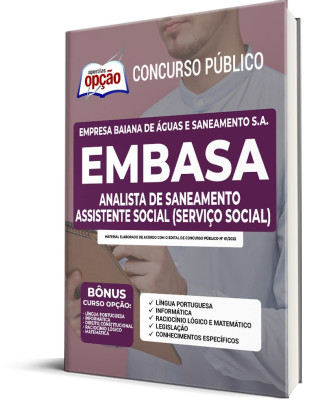 Apostila EMBASA - Analista de Saneamento - Assistente Social (Serviço Social)