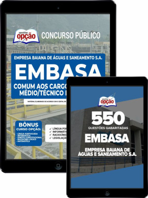 Combo Digital EMBASA - Comum aos Cargos de Ensino Médio/Técnico e Superior