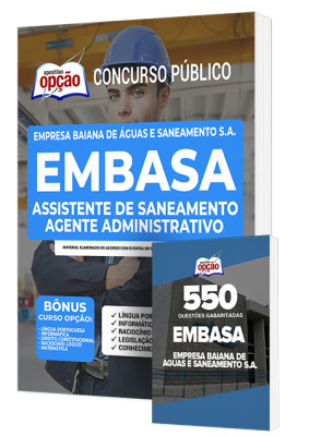 Combo Impresso EMBASA - Assistente de Saneamento - Agente Administrativo