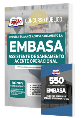 Combo Impresso EMBASA - Assistente de Saneamento - Agente Operacional
