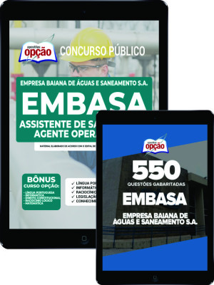 Combo Digital EMBASA - Assistente de Saneamento - Agente Operacional
