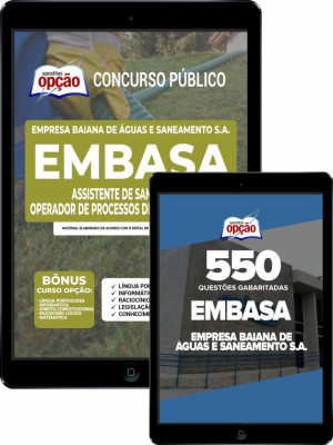 Combo Digital EMBASA - Assistente de Saneamento - Operador de Processos de Água e de Esgoto