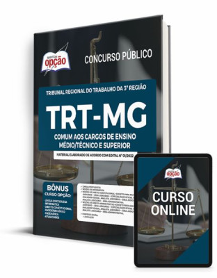 Apostila TRT-MG - Comum aos Cargos de Ensino Médio/Técnico e Superior